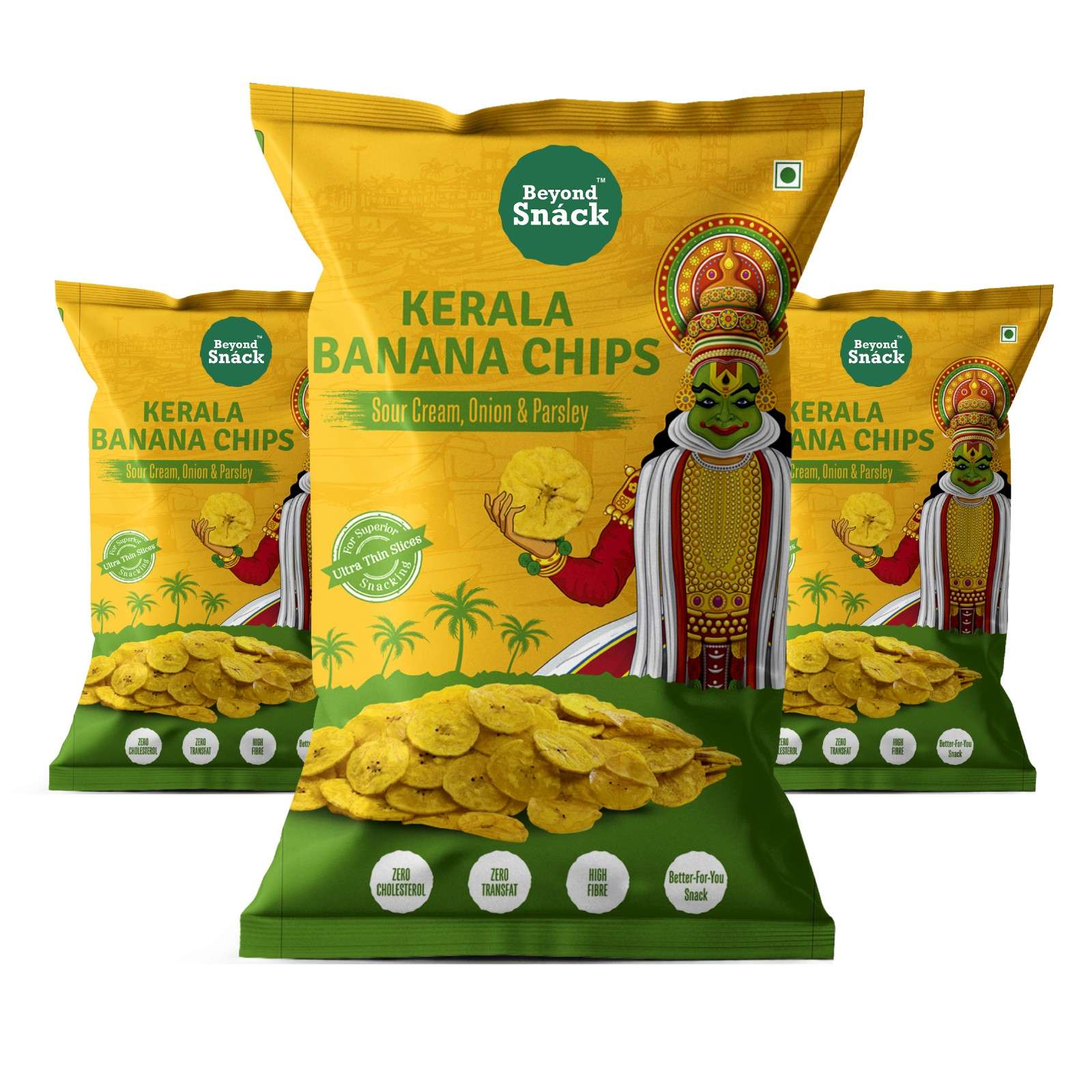 beyond snack banana chips snacks sour cream onion parsley